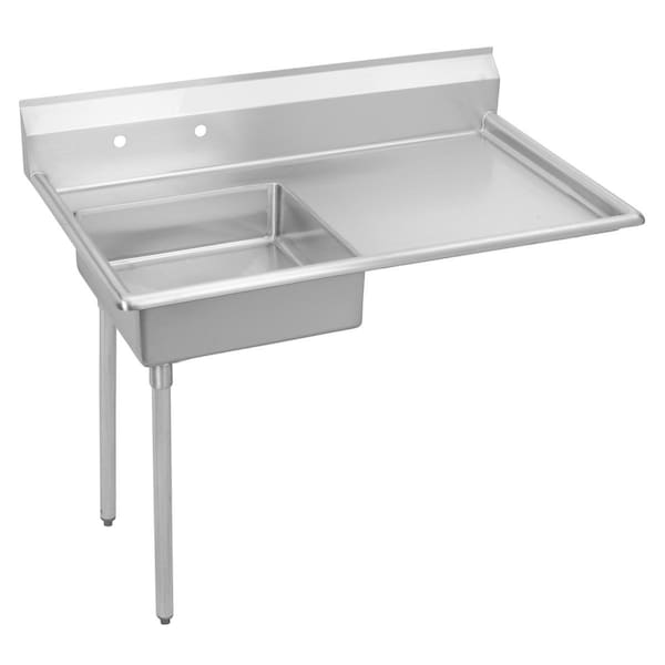 Elkay Standard Dirty Dish Table Left To Right Operation 50 L X 30 W X 42.75 H Over All UDT-50-RX - main